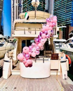 birthday party dubai yacht